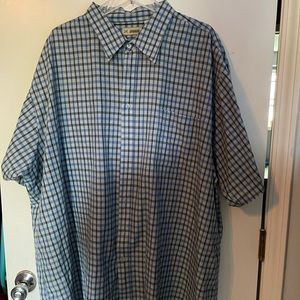 Mens short sleeve casual shirt